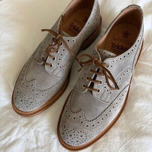 Tricker's Bourton Shale Suede UK 9 (US 10)   Purchased and never worn.  Tried th